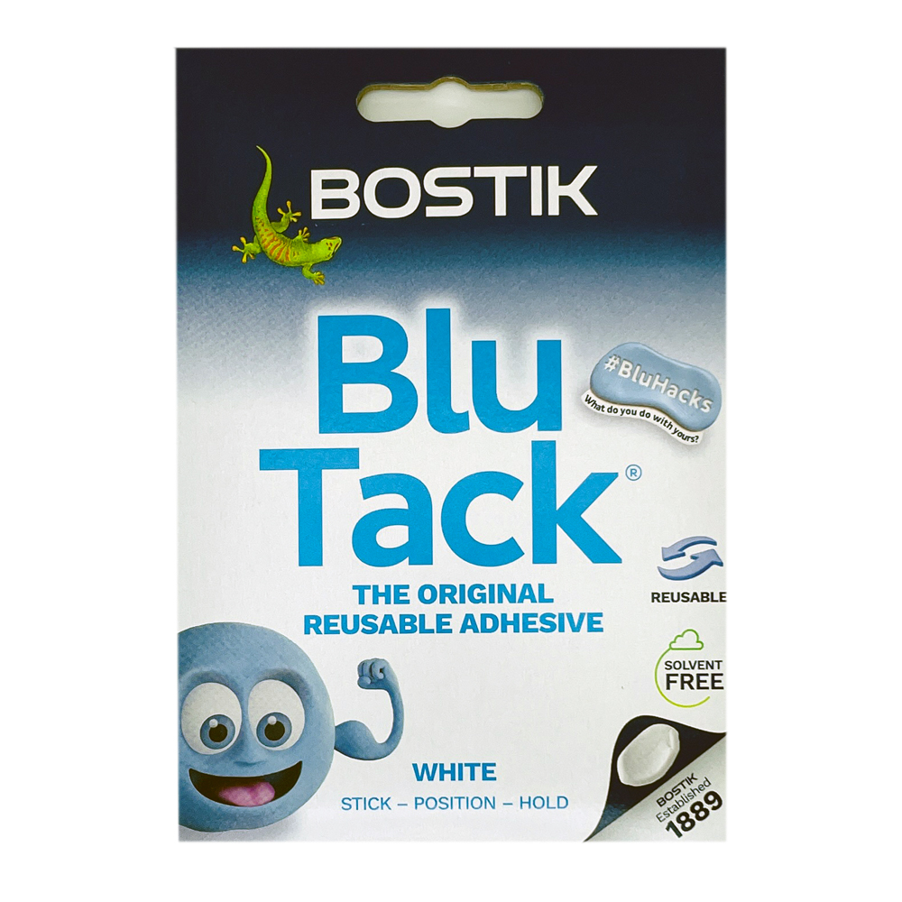 블루택 오리지날 90g 보스틱코리아 정식수입품 재사용 점착제 블루텍