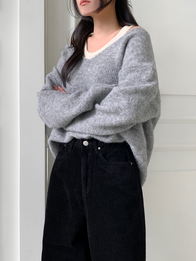 [3단기장/색감예쁨✨] 체이틴 코듀로이 데일리 바지 골덴 와이드 롱 코튼 팬츠 상세 이미지 52