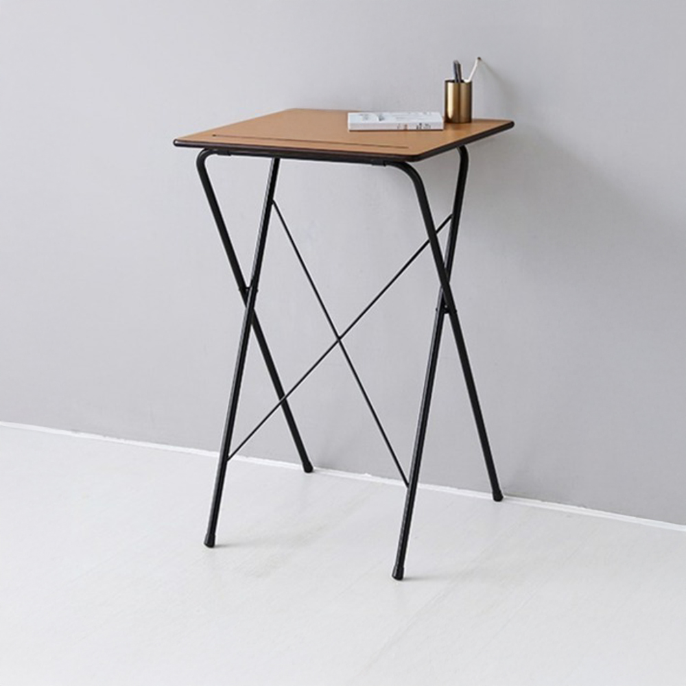 GOSI 스탠딩 접이식테이블 60 SM-2200B 라이트브라운 4702.2620