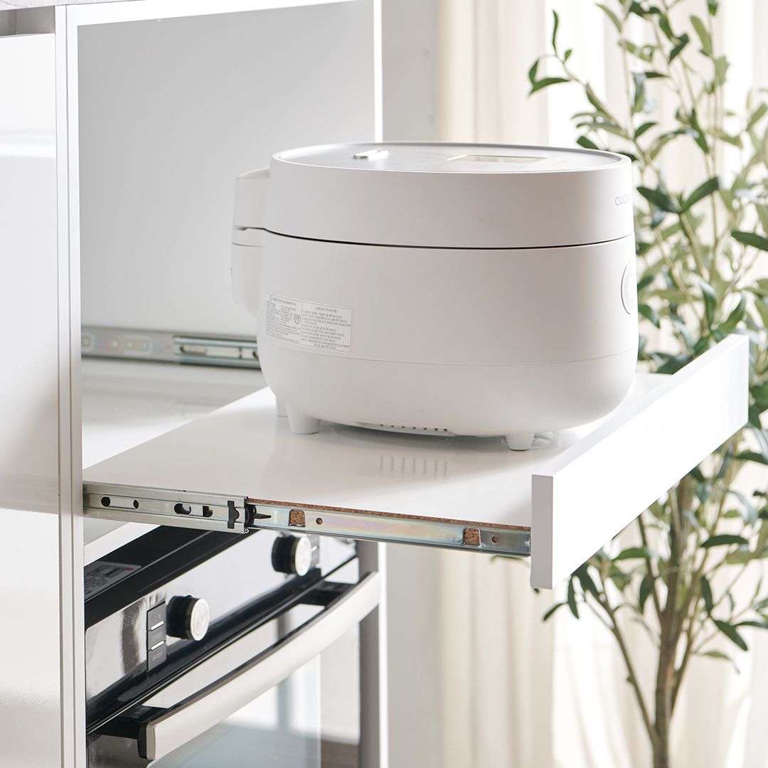 쉐프 광폭 1200 전자렌지 수납장 선반 전자렌지대