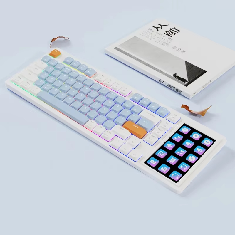 Ajazz AKP815 81키 기계식 키보드 4.95 인치 LCD 화면 RGB 키보드 이미지 7