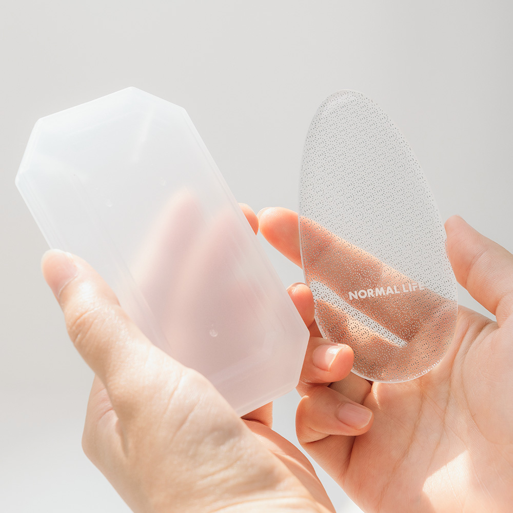 노멀라이프 발각질제거기 투명 유리 풋파일 글라스 뒤꿈치 굳은살 발바닥