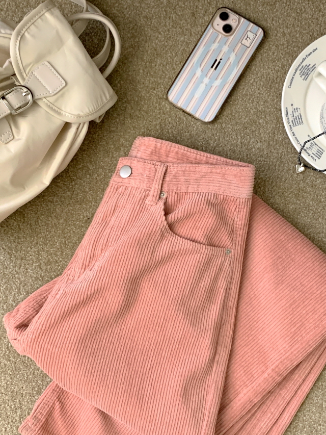 [3단기장/색감예쁨✨] 체이틴 코듀로이 데일리 바지 골덴 와이드 롱 코튼 팬츠 상세 이미지 71