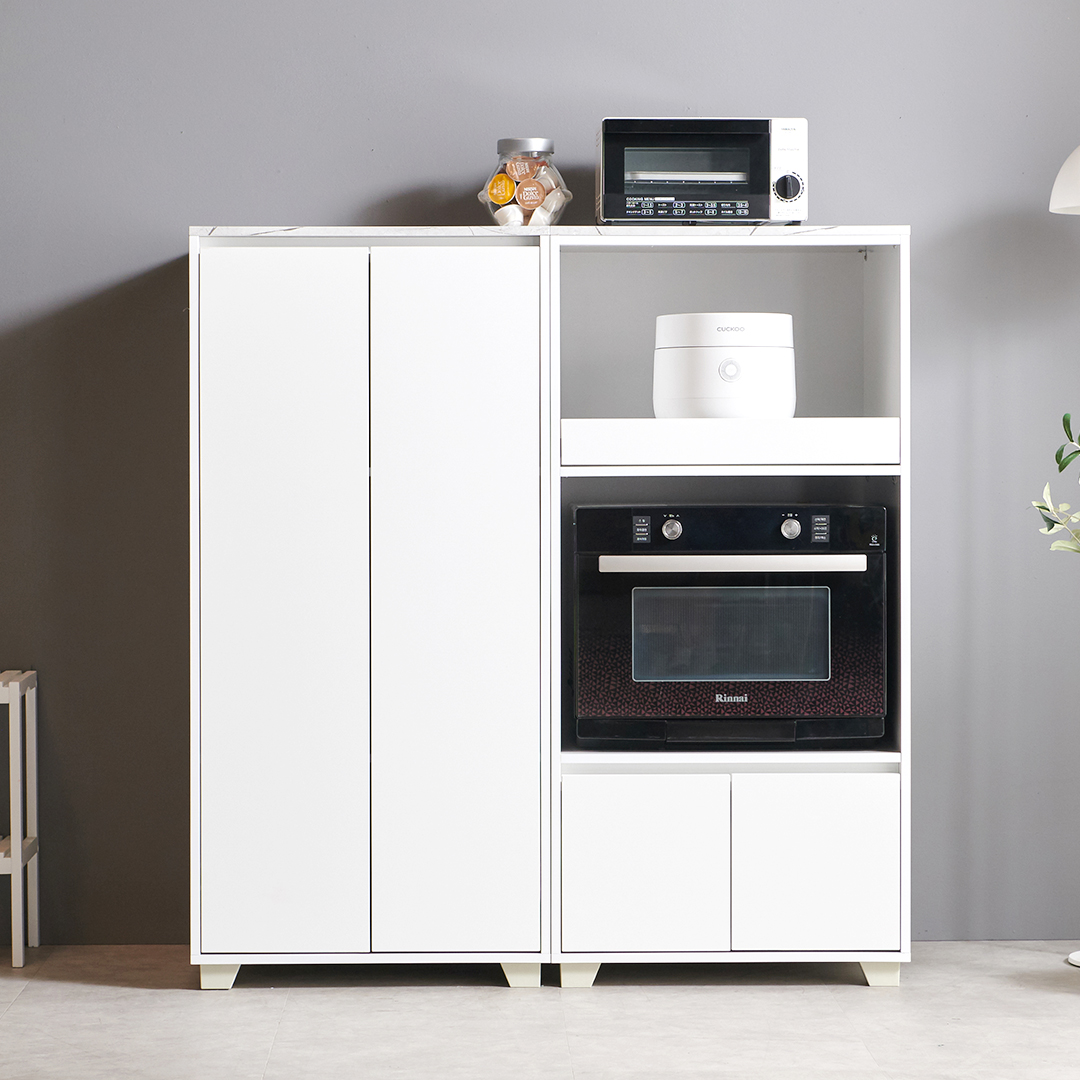 쉐프 광폭 1200 전자렌지 수납장 선반 전자렌지대