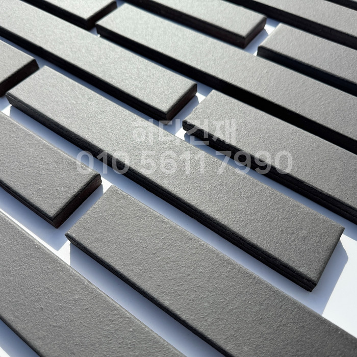 시에스타 점토타일 287x48x14T 블랙 / 하다건재 스페인타일