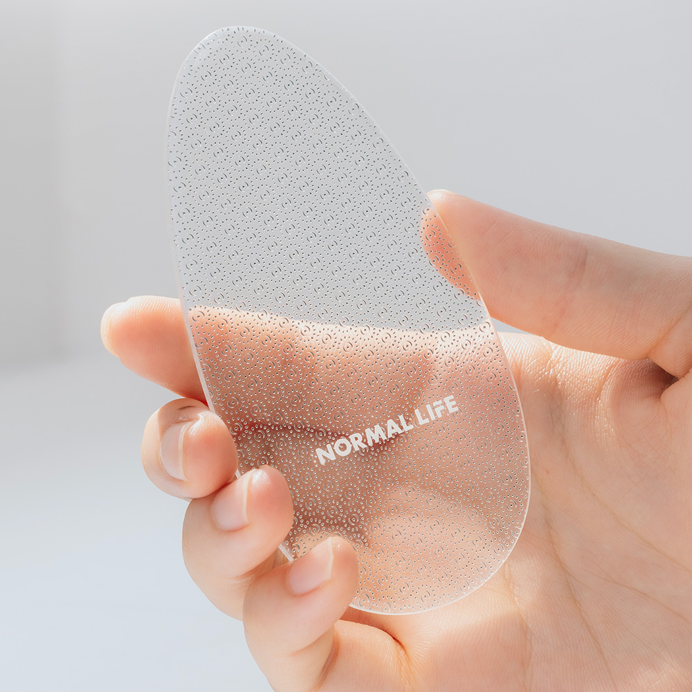 노멀라이프 발각질제거기 투명 유리 풋파일 글라스 뒤꿈치 굳은살 발바닥