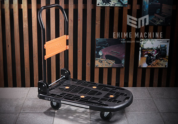 트러스코 TRUSCO 카르티오 접이식 대차 트롤리 MPK-720-BK - 메인 이미지