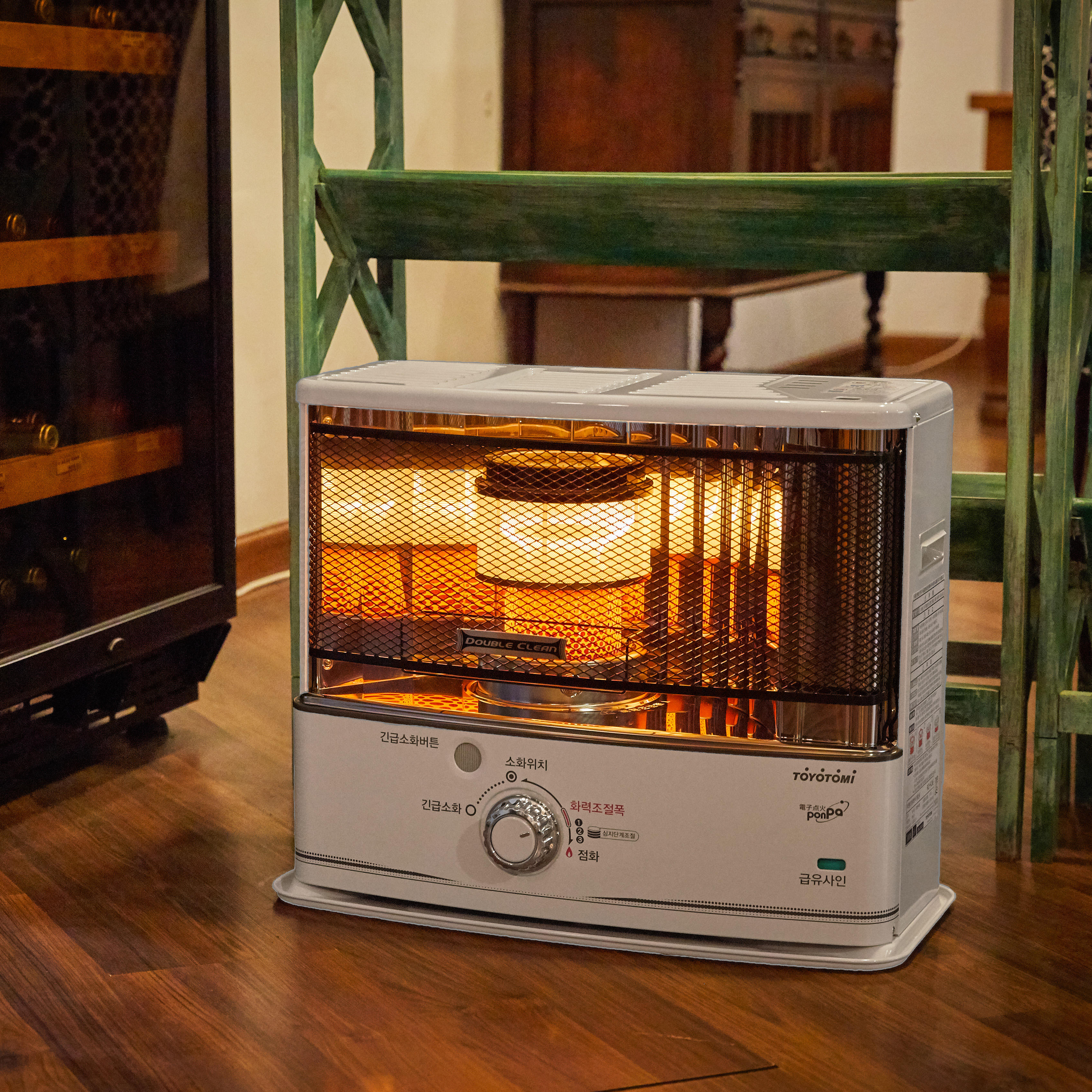 토요토미 반사식 난로 RC-K36 세트 신형 캠핑 동계 사무실 가정용 등유