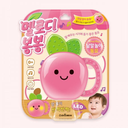 스마트베어 멜로디 봉봉 낱말 놀이 동요 백일 돌 선물 음악장난감 아기 발달 장난감