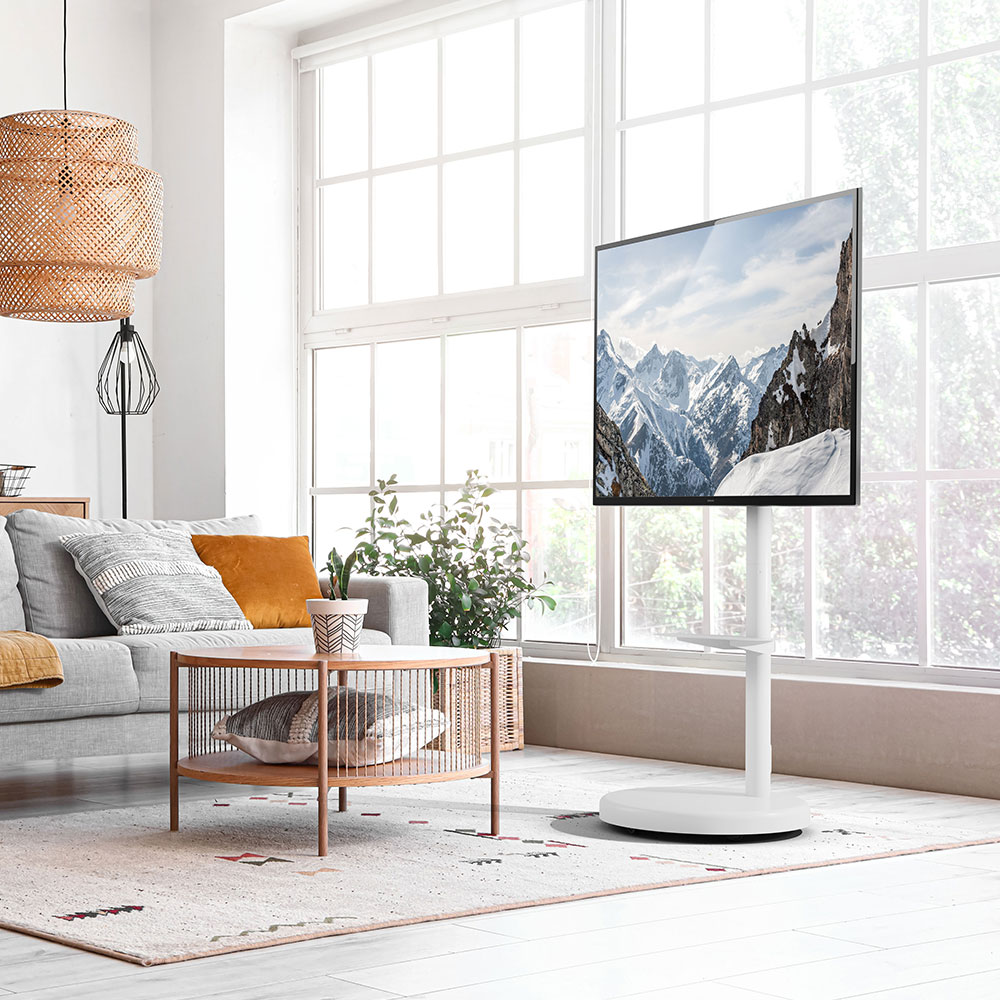 카멜마운트 SMB86W 이동식 대형 모니터 TV 삼텐바이미 스탠드 티비 거치대