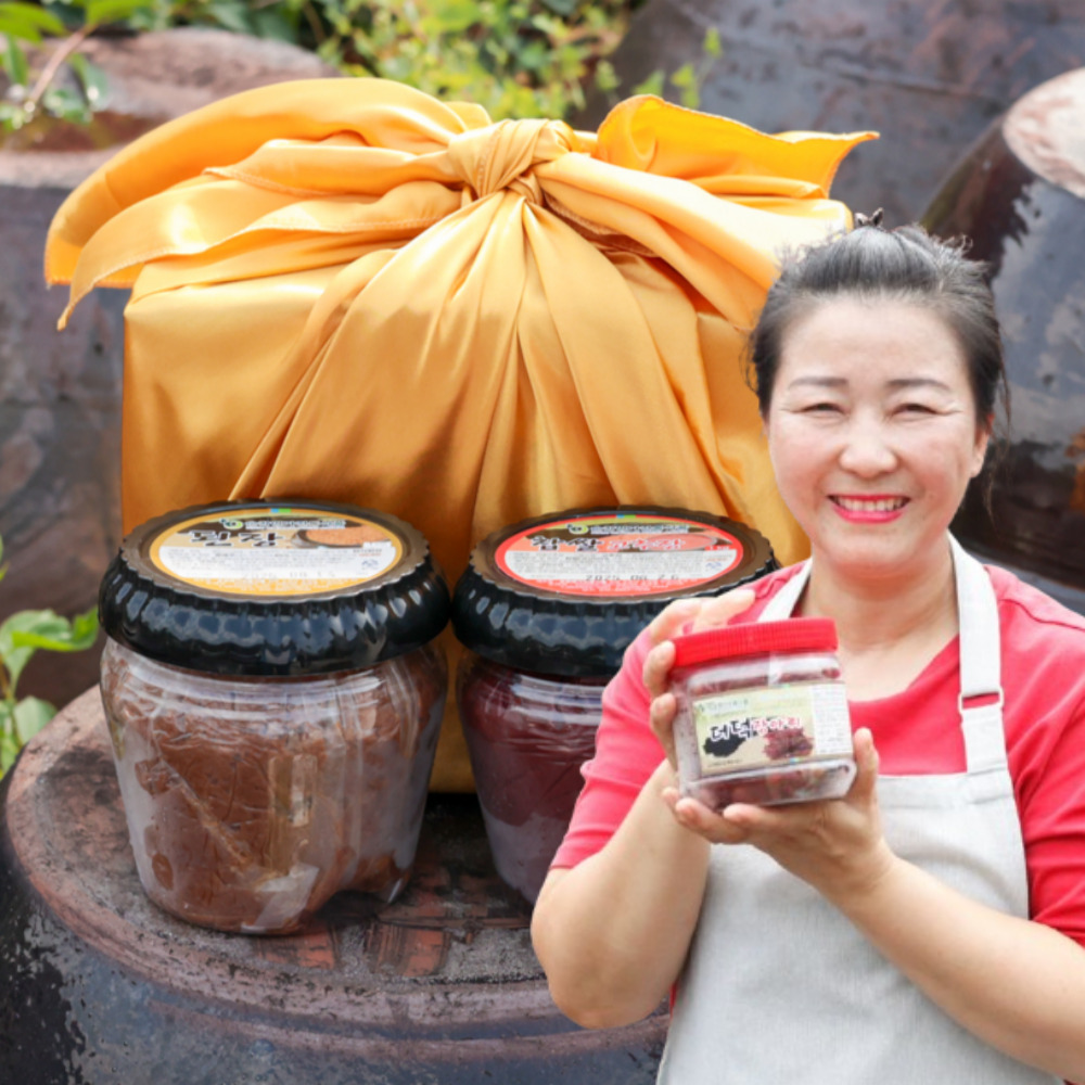 선물용 순창 고추장+재래식된장 2종 세트 명절 연말 단체선물 명가전통식품