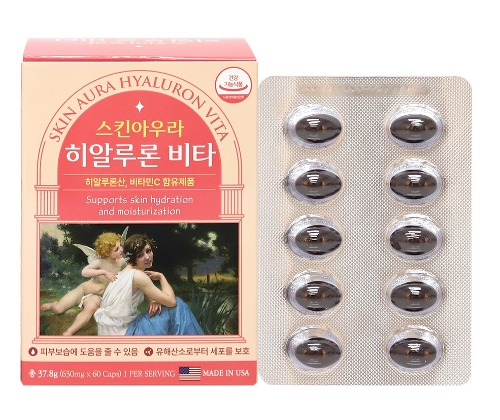 스킨아우라 히알루론 비타 60캡슐 히알루론산 - 상품 이미지