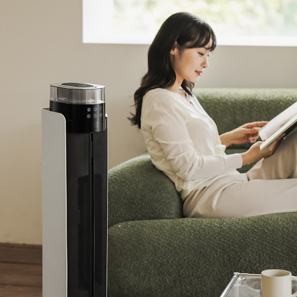 한경희 온풍기 PTC 그래핀 저소음 가정용온풍기 가습겸용 난방기 원룸 욕실 P12000