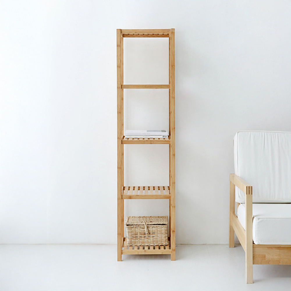 JAWAL 원목선반 360 5단 대나무 360mmx360mmx1470mm, 5단, 단일상품 1004.6331 - 상세 이미지 3