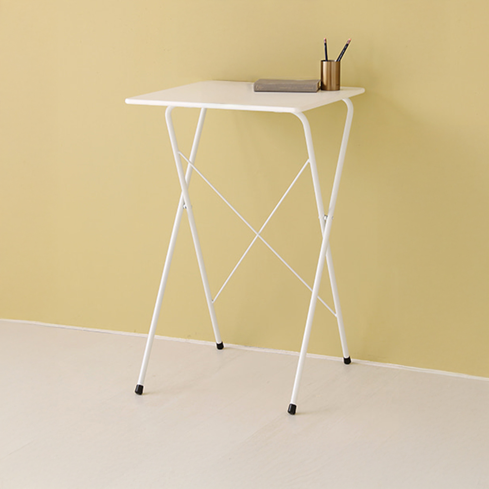 GOSI 스탠딩 접이식테이블 60 SM-2200B 빈티지화이트 1514.9727