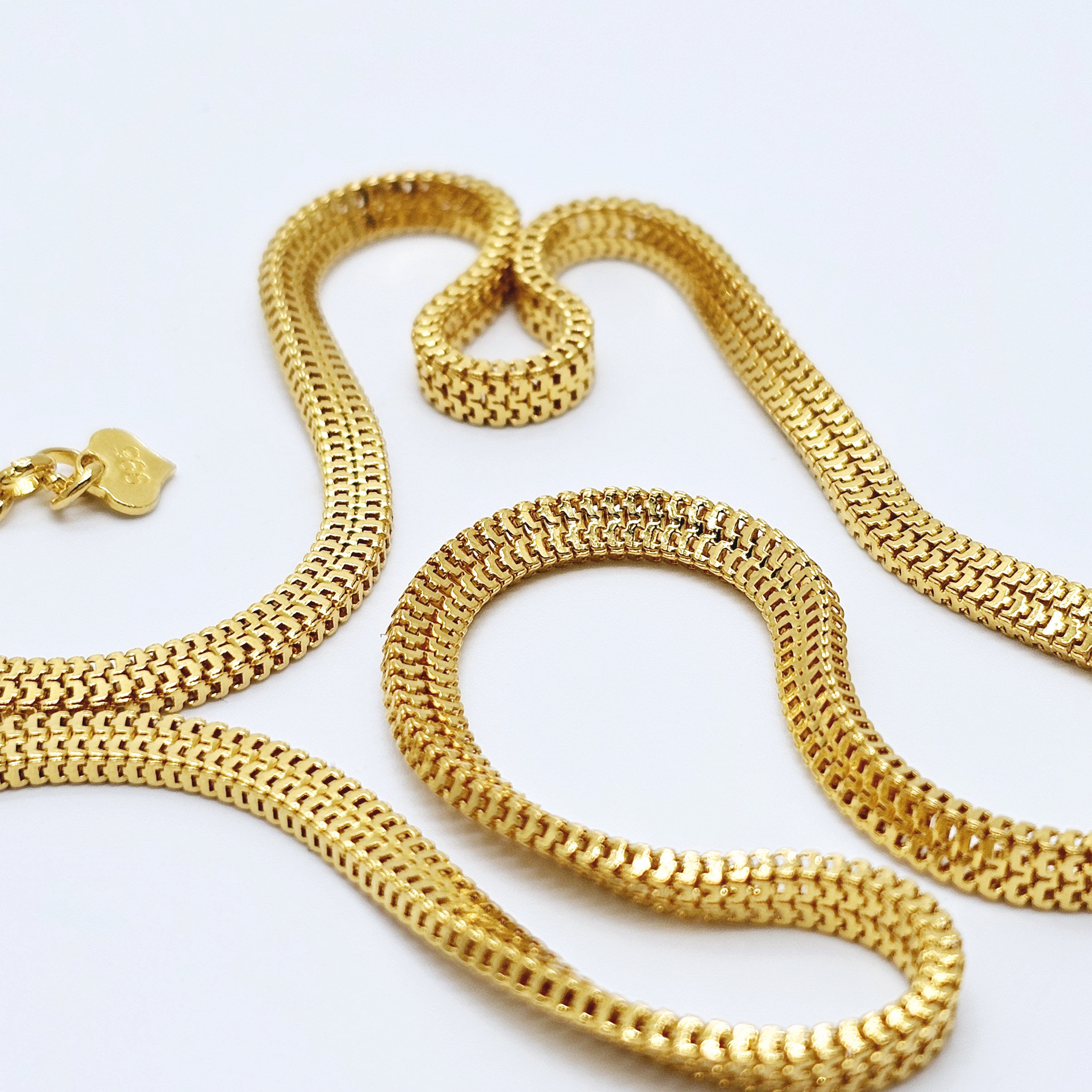 24k 박스체인 여자 남자 순금목걸이 줄 - 상세 이미지 4