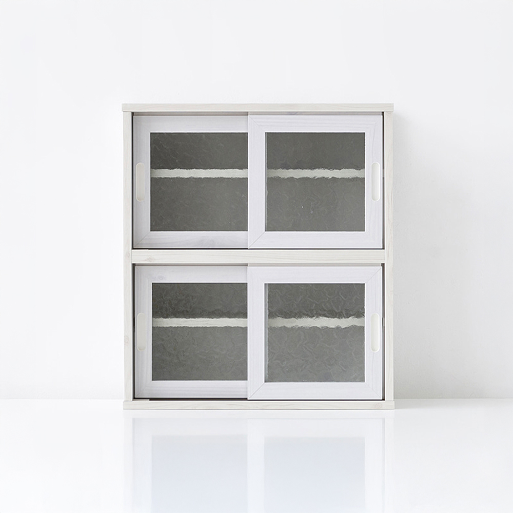 MUNIE 미니수납장 4문 485x200x550mm, 2단, 캄포어베니어 3772.6238 - 상세 이미지 2