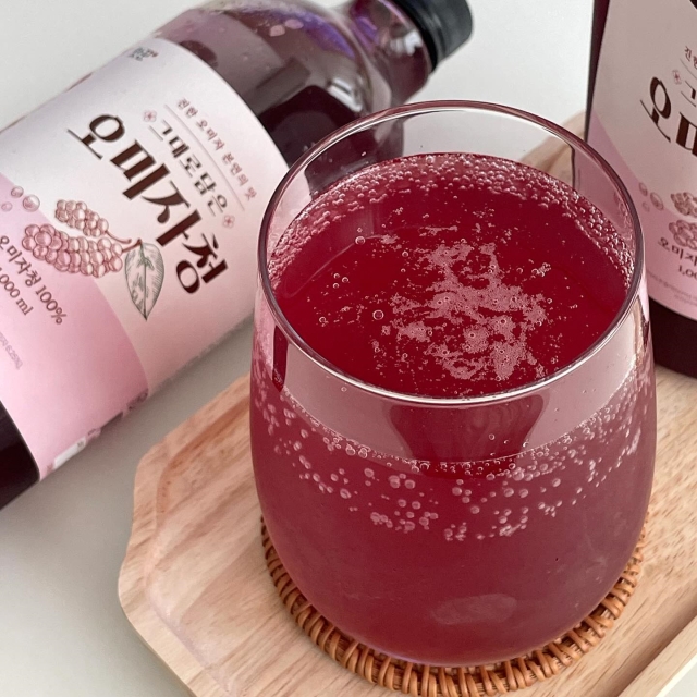 진하게 담은 국내산 오미자 청 원액 1L 이미지 2