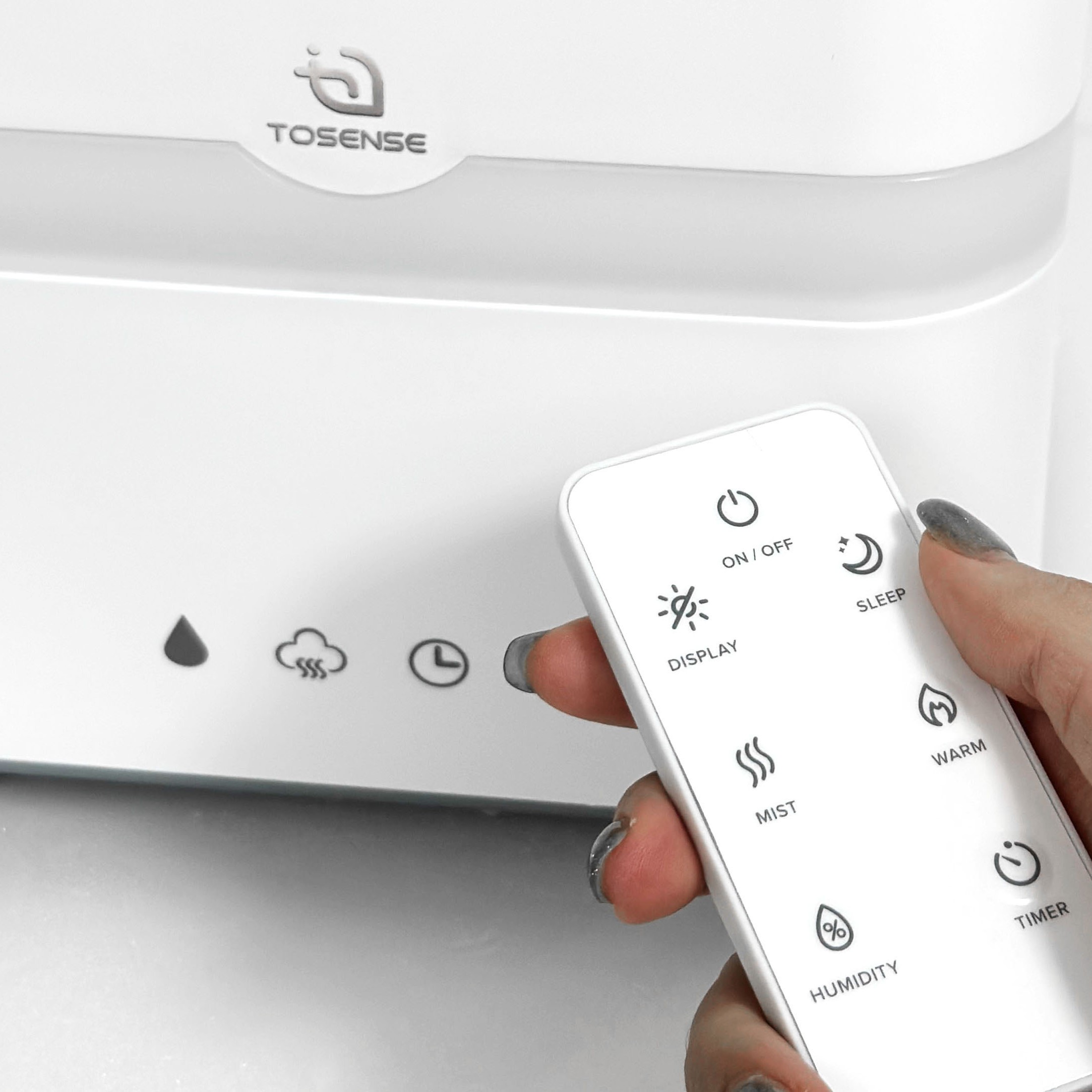 TOH-5000 대용량 복합식가습기 5L 저소음 무드등 타이머