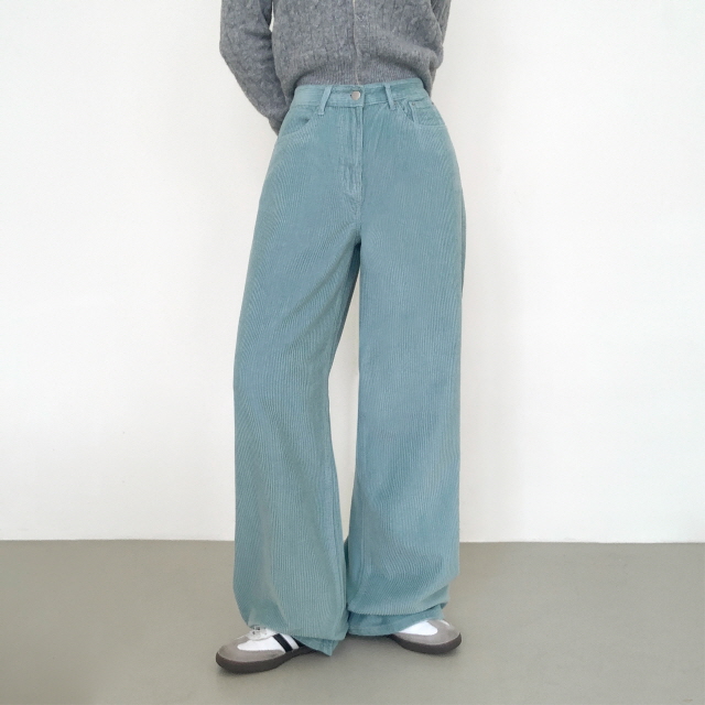[3단기장/색감예쁨✨] 체이틴 코듀로이 데일리 바지 골덴 와이드 롱 코튼 팬츠 상세 이미지 31