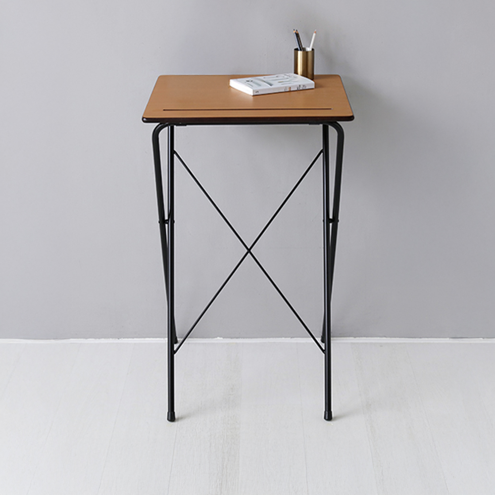 GOSI 스탠딩 접이식테이블 60 SM-2200B 빈티지화이트 1514.9727