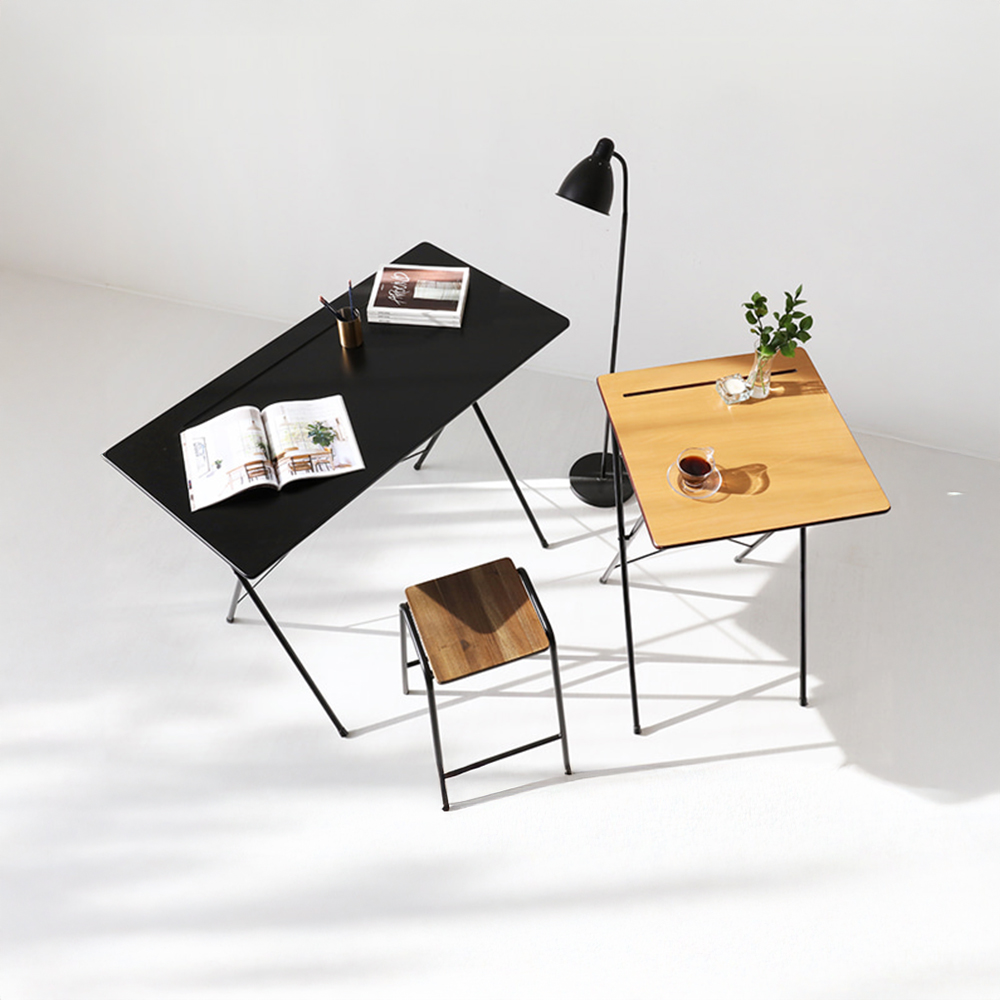 GOSI 스탠딩 접이식테이블 60 SM-2200B 라이트브라운 4702.2620