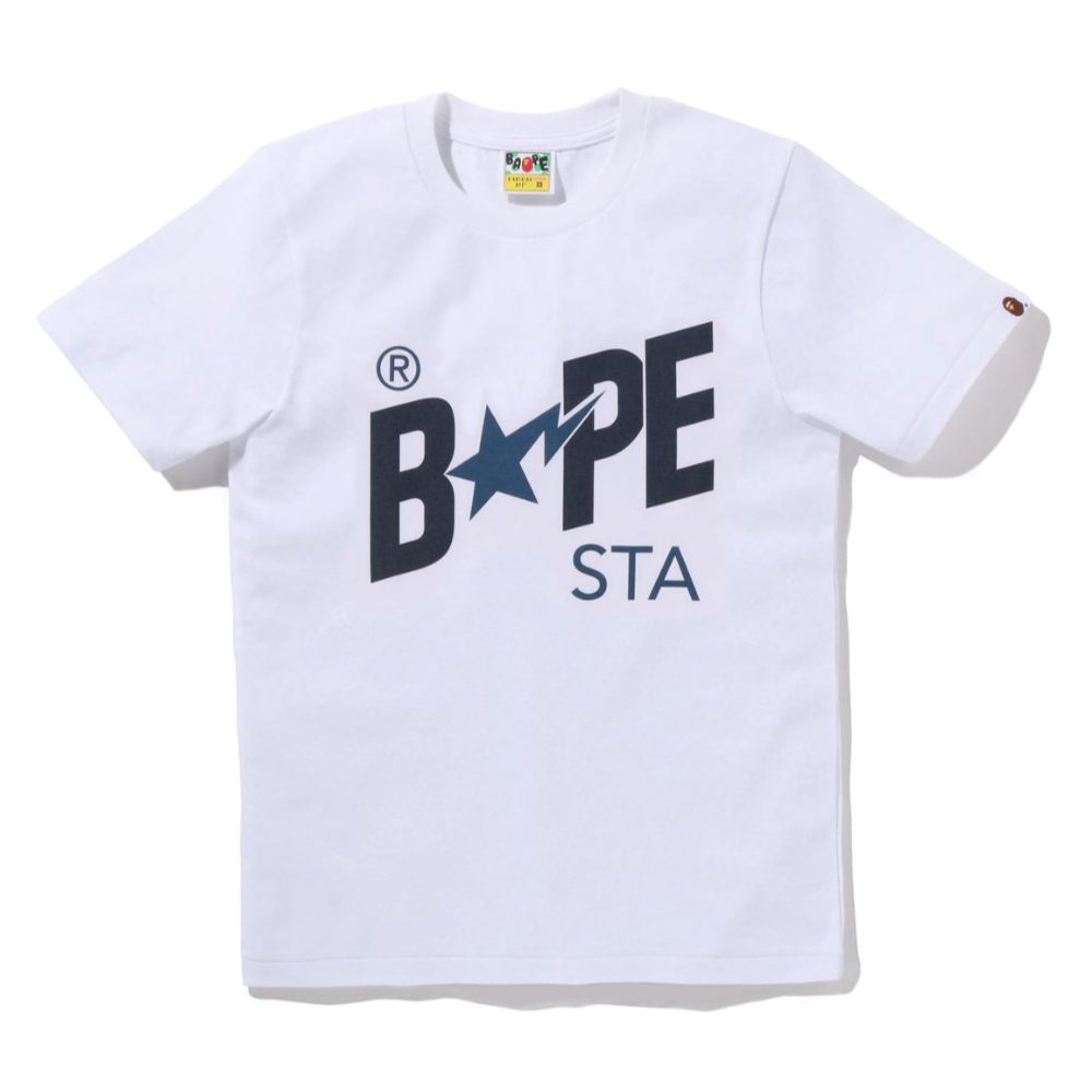 베이프 우먼즈 반팔티 DENIM BAPE STA LOGO TEE 1K70-210-005 - 상품 이미지