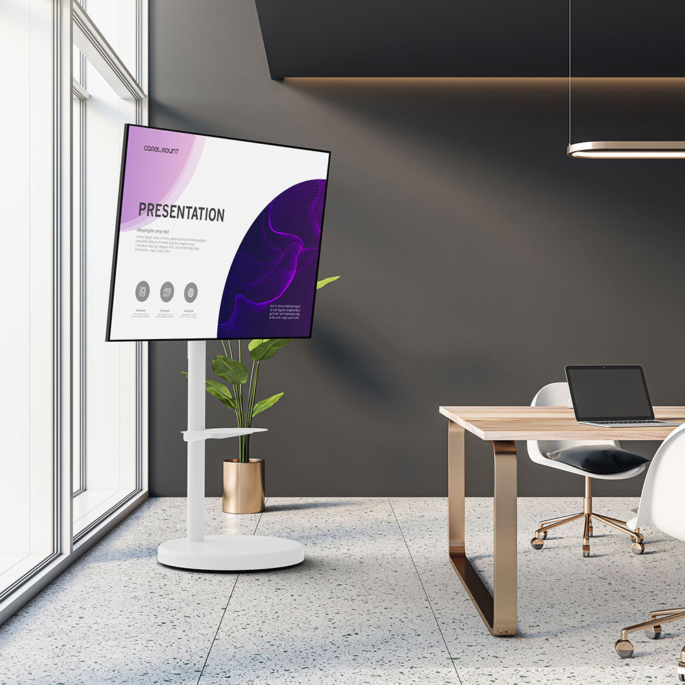 카멜마운트 SMB86W 이동식 대형 모니터 TV 삼텐바이미 스탠드 티비 거치대