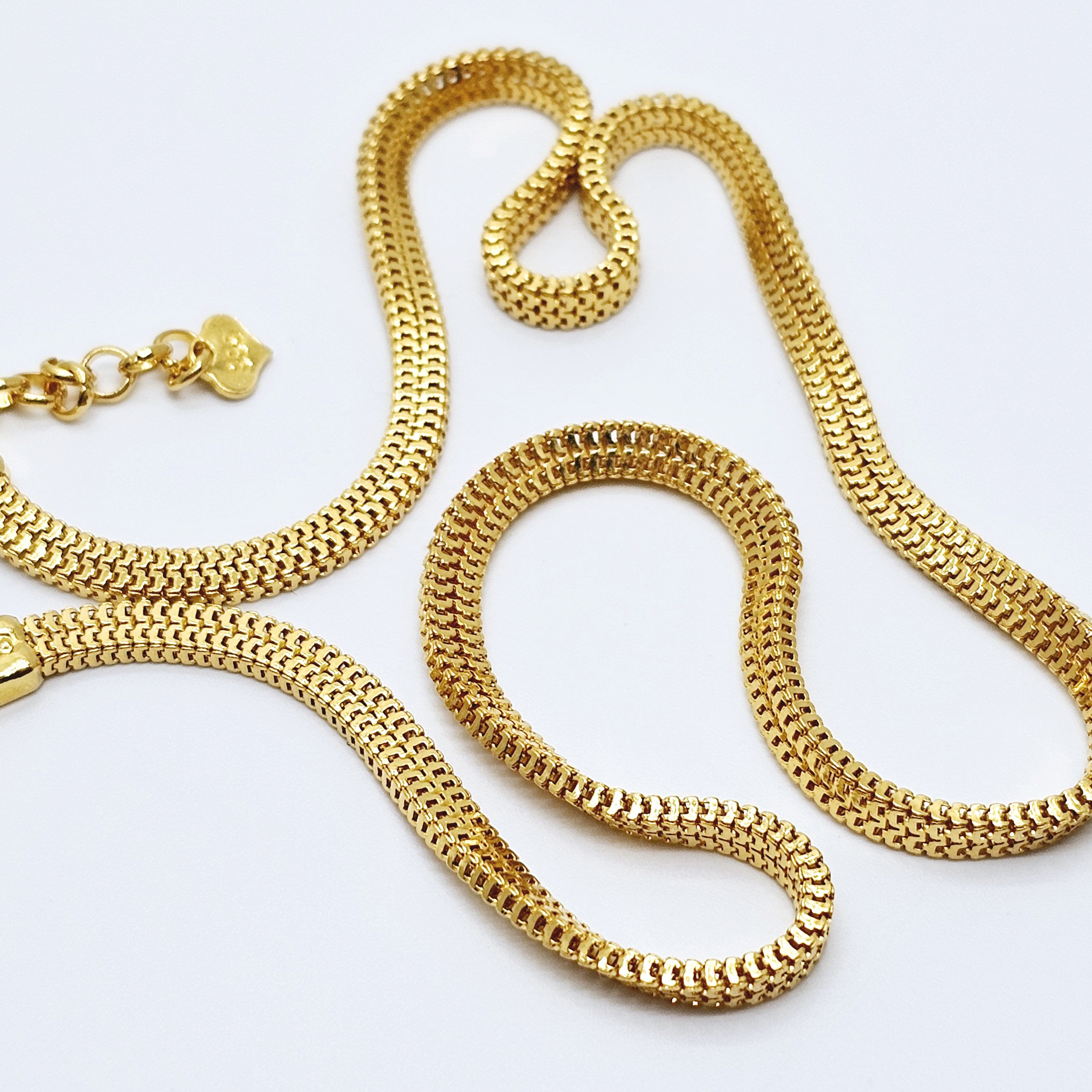 24k 박스체인 여자 남자 순금목걸이 줄 - 상품 이미지