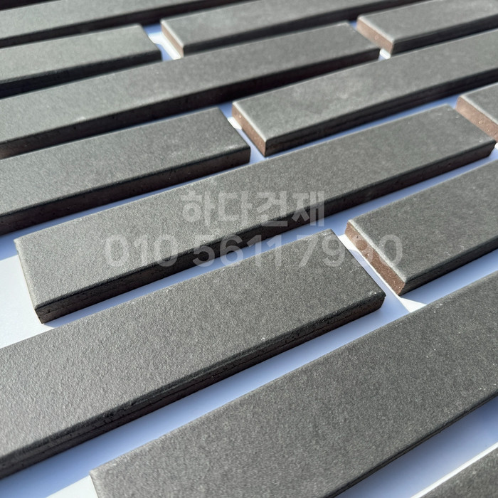 시에스타 점토타일 287x48x14T 블랙 / 하다건재 스페인타일