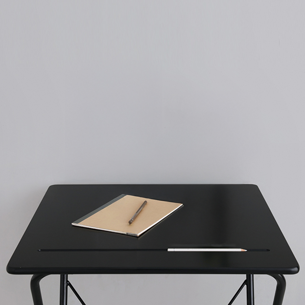 GOSI 스탠딩 접이식테이블 60 SM-2200B 래치드블랙 9447.1423