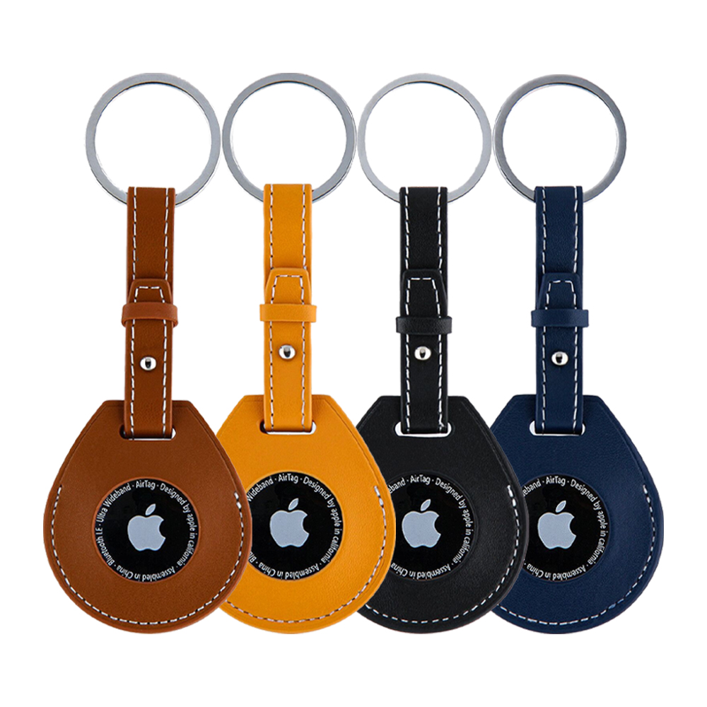 에어태그 가죽 케이스 키링 롱타입