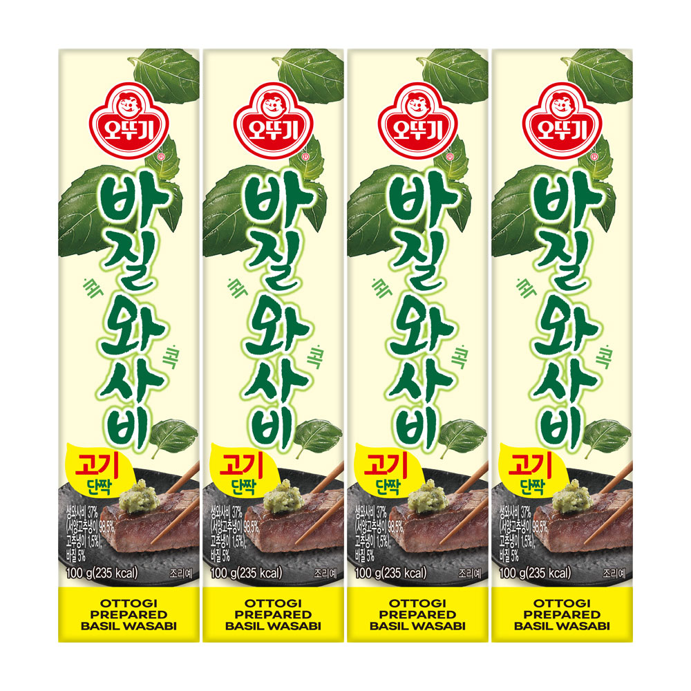 오뚜기 바질콕콕와사비 100g 4개