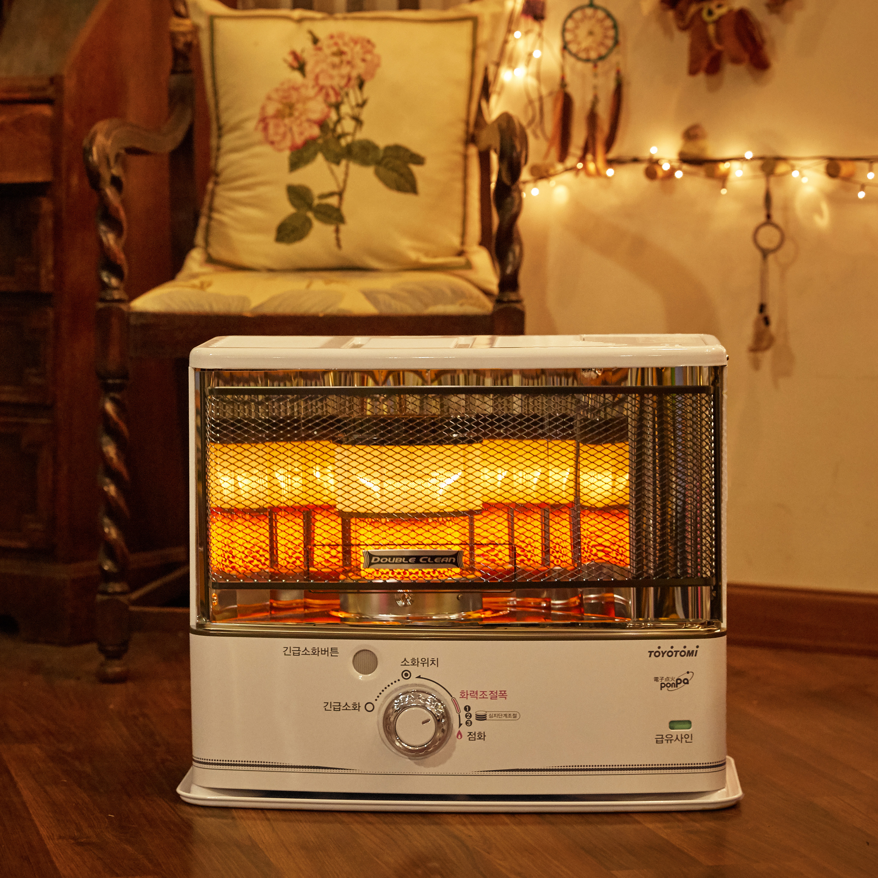 토요토미 반사식 난로 RC-K36 세트 신형 캠핑 동계 사무실 가정용 등유