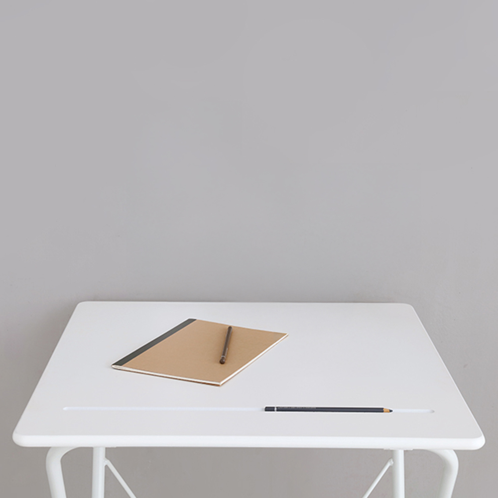 GOSI 스탠딩 접이식테이블 60 SM-2200B 빈티지화이트 1514.9727