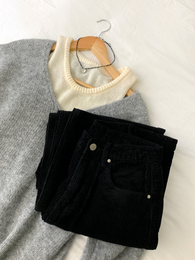 [3단기장/색감예쁨✨] 체이틴 코듀로이 데일리 바지 골덴 와이드 롱 코튼 팬츠 상세 이미지 69