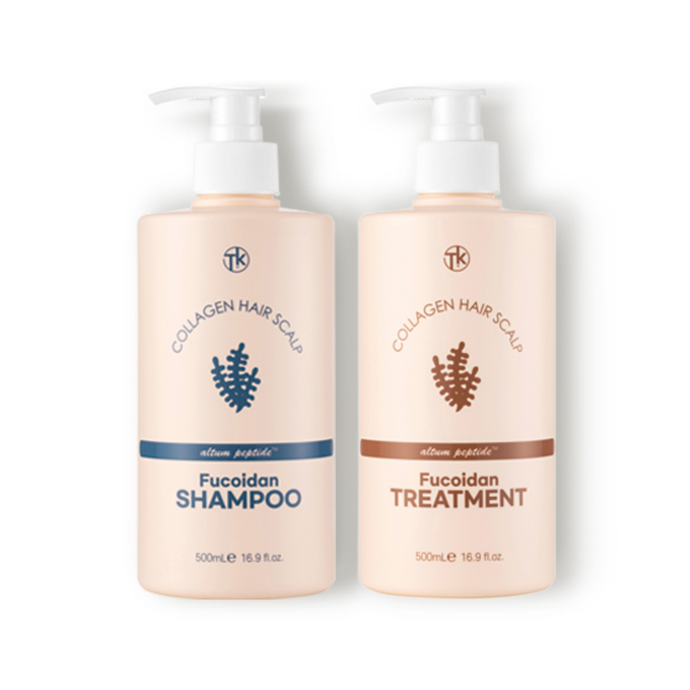 트웬티케이 후코이단 헤어 2종세트(샴푸500ml + 트리트먼트500ml) - 상품 이미지