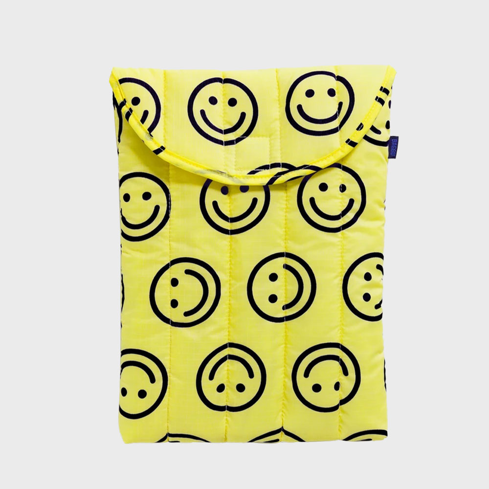바쿠백 13 노트북 파우치 케이스 YELLOW HAPPY - 상품 이미지