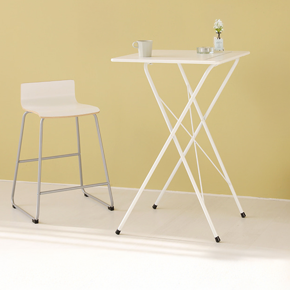 GOSI 스탠딩 접이식테이블 60 SM-2200B 빈티지화이트 1514.9727