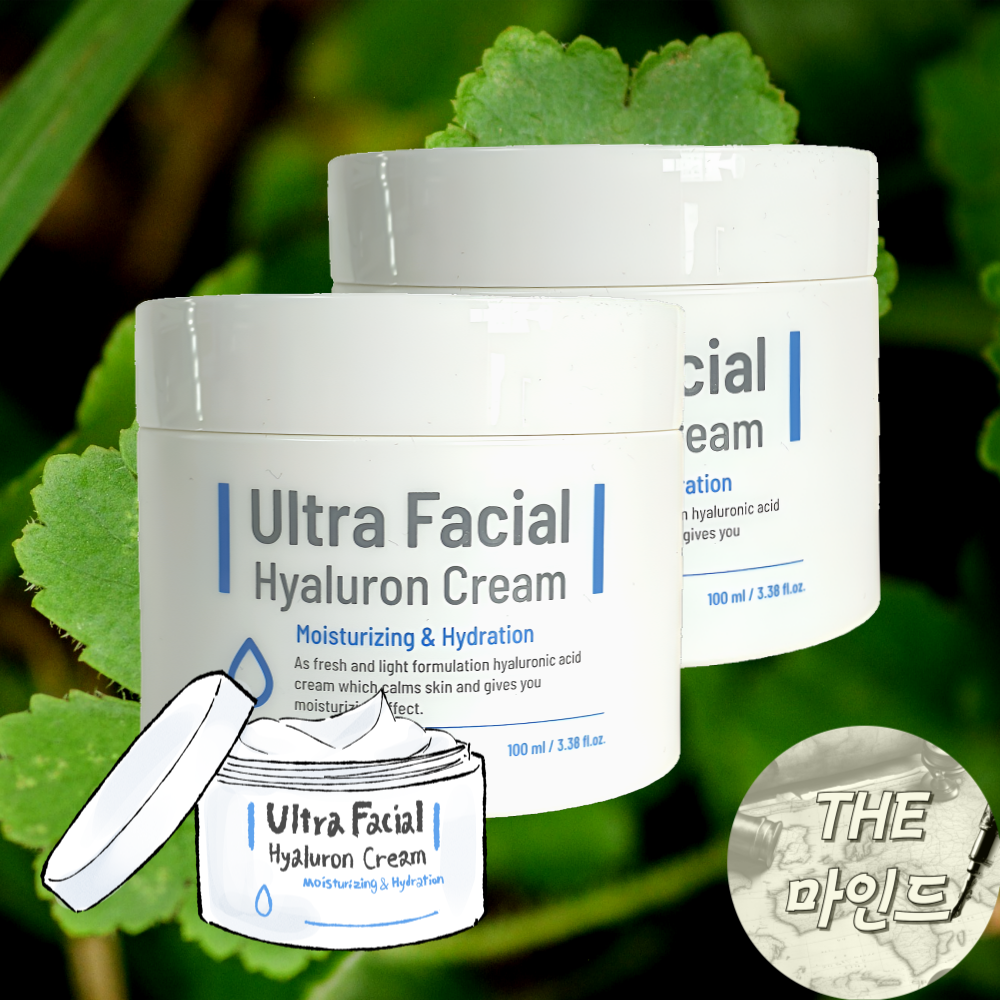 1+1 더마인드 대용량 히알루론산 수분 크림 탄력 영양 보습 진정 아데노신 주름개선 미백 크림