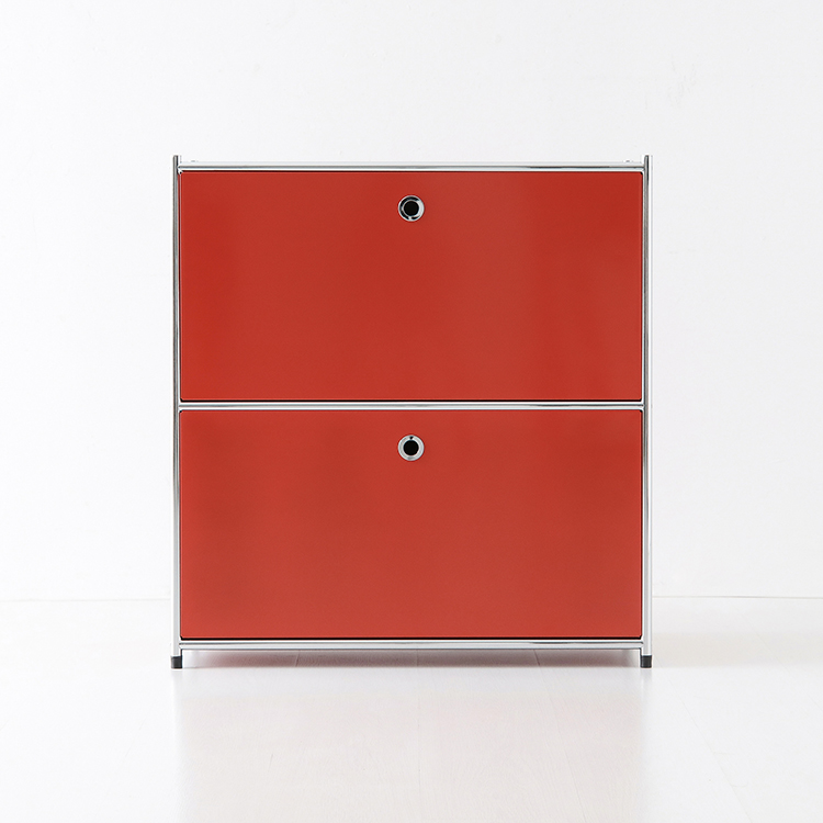 심플리 수납장 BC016 770mmx400mmx820mm, 2단, 레드 6741.8005 - 상품 이미지