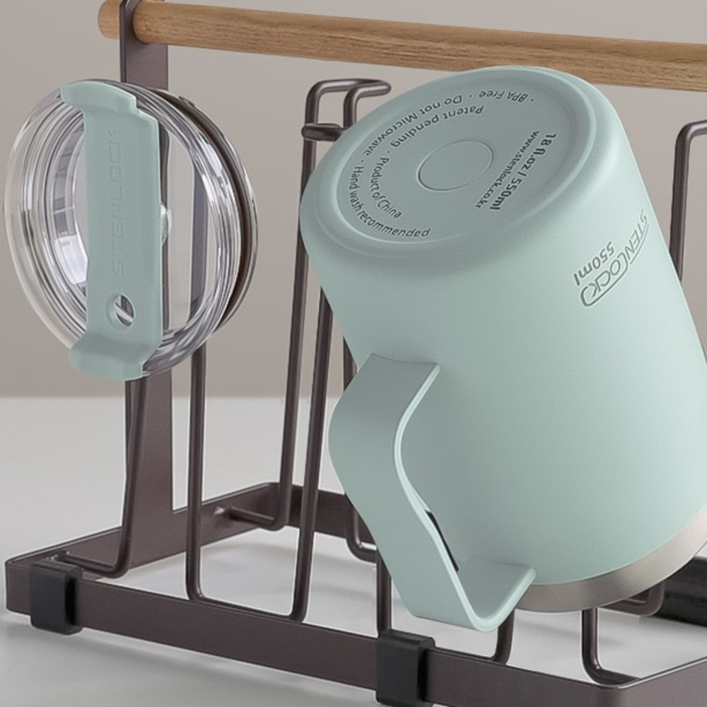 스텐락 머그 컵 텀블러 스텐 손잡이 트렌드 550ml - 상세 이미지 5