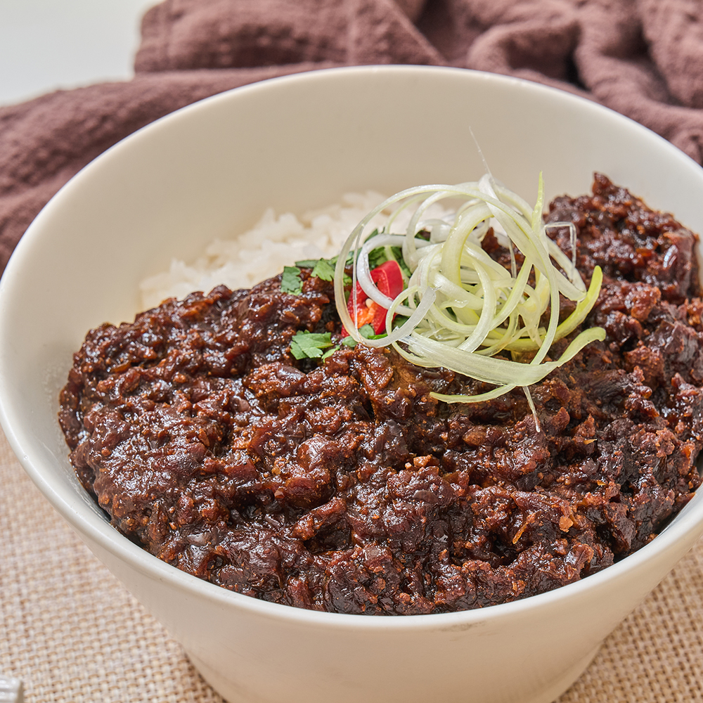 [알림받기 전용] 대용량 유니짜장 물없이 채수로 만든 사평 드라이 짜장 190g X 12팩 - 상세 이미지 2