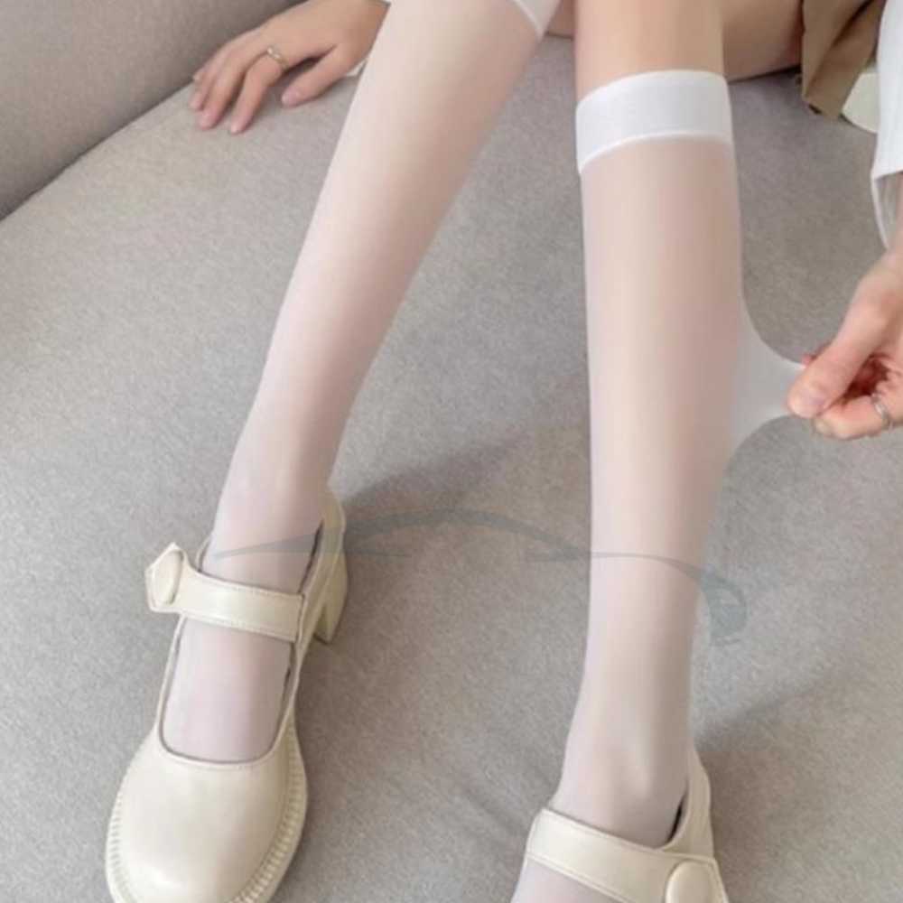 여성 무릎 스타킹 테스 요가 골프 반 타킹 - 상품 이미지