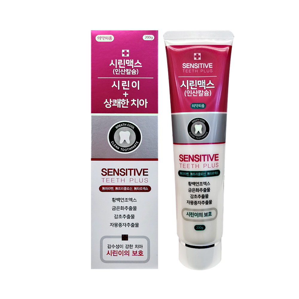 시린맥스치약 시린이 상쾌한치아 200g, 1개 - 상품 이미지
