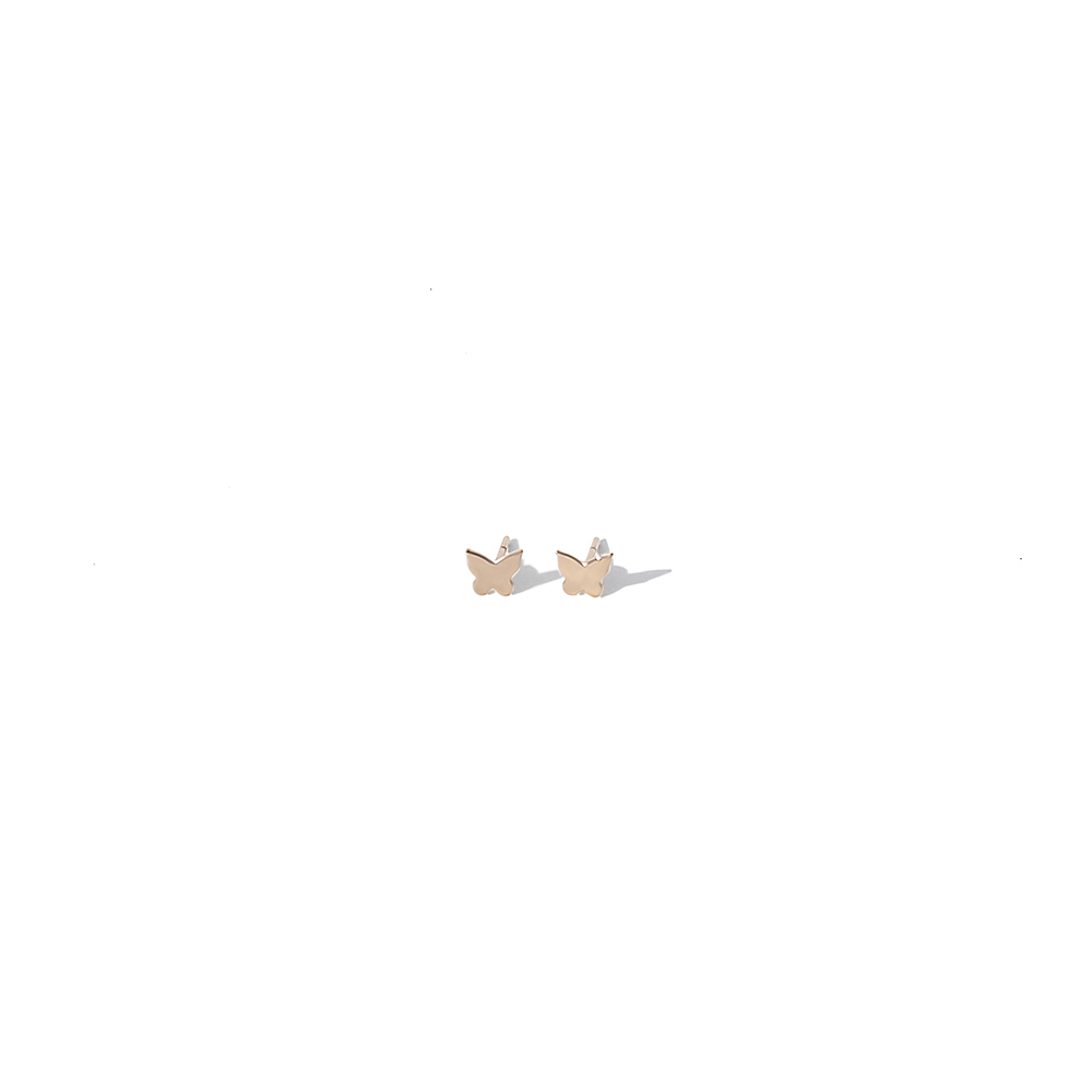 14K나비귀걸이 14케이 18K 여자 명품 데일리 귀고리 나비 금 침 귀걸이 이미지 7