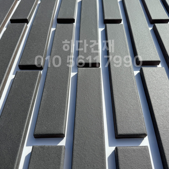 시에스타 점토타일 287x48x14T 블랙 / 하다건재 스페인타일