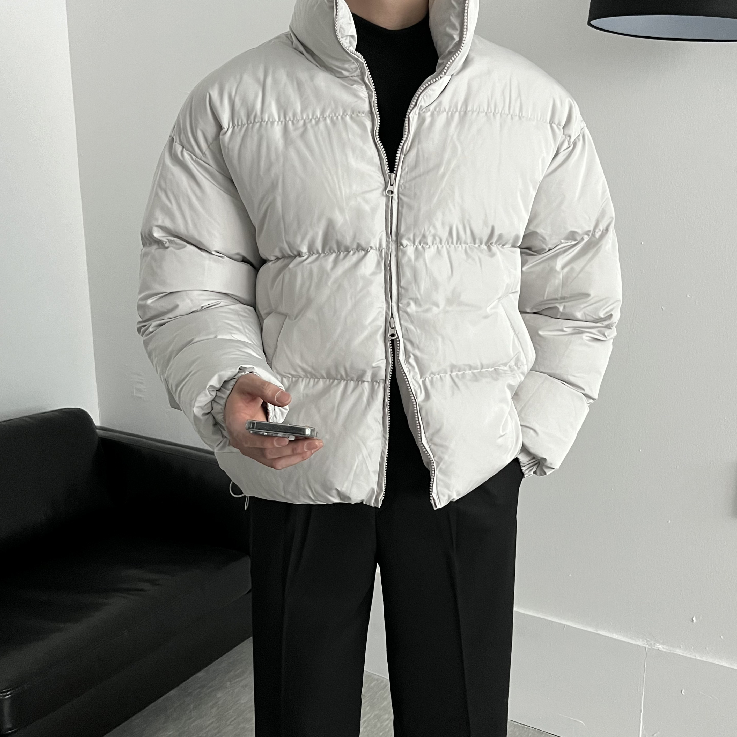 남성패딩 남자숏패딩 남성겨울점퍼 - 메인 이미지