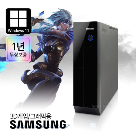 [삼성전자][중고]슬림 데스크탑 서든어택 롤 컴퓨터본체 주식용컴퓨터 i7-6700 윈도우11
