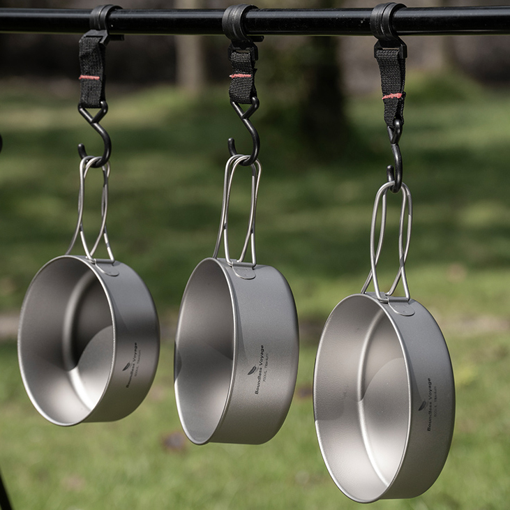 대륙의 벨락웍 티타늄 코펠 접시 백패킹 후라이팬 캠핑웍